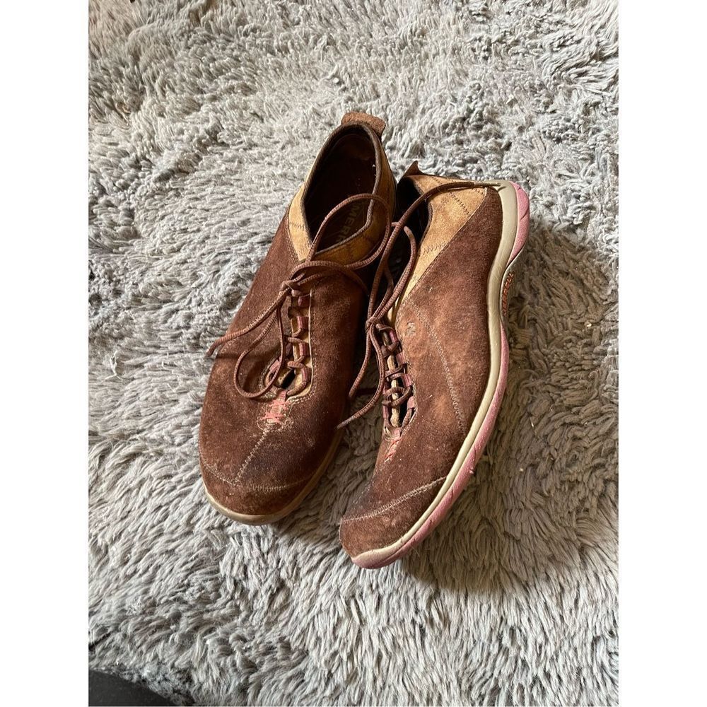 Merrell Ellipse Coffee Bean Suede Performance Footwear Comfort‎ shoes size 11